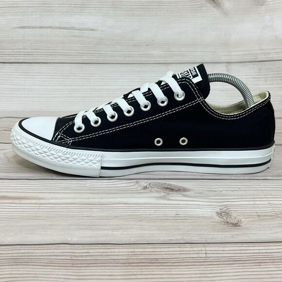 CONVERSE Chuck Taylor All Star Low Black Canvas Sneaker Shoe Men 9/Women 11 MINT - Picture 10 of 14